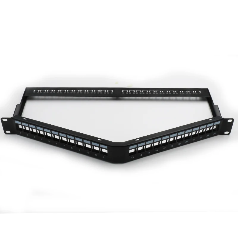 OEM 24 Competitive Price Cat 6 Enclosed Patch Panel from Yueqing