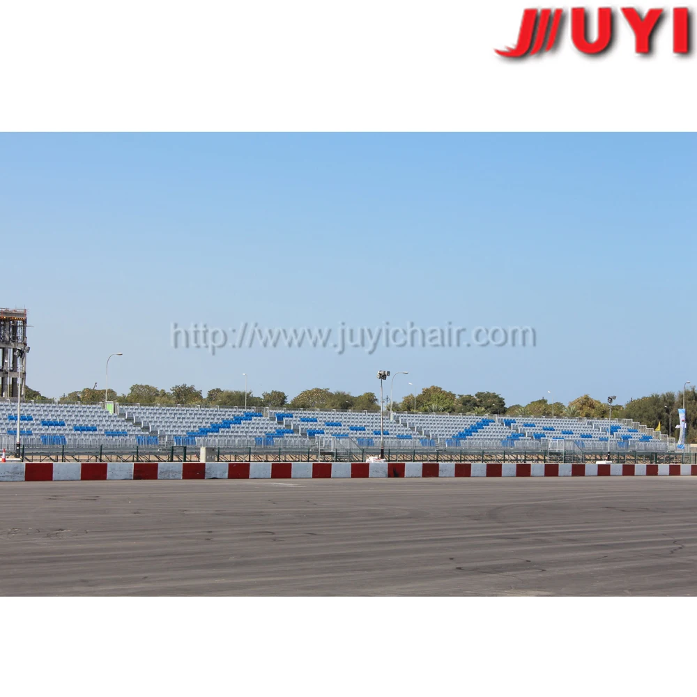 JY-716 factory price sports stadium seating aluminium bleacher sport bench seating plastic seat gym chair