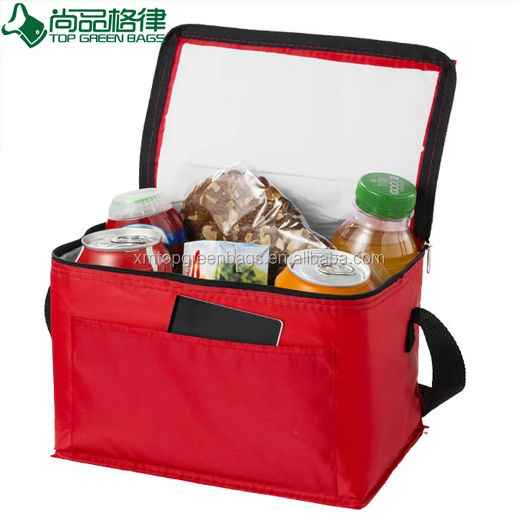 
customized portable polyester can shaped insulated freezable lunch bag fitness ice chest cooler 