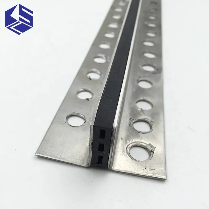 304 SS expansion joint threshold transition for concrete slab