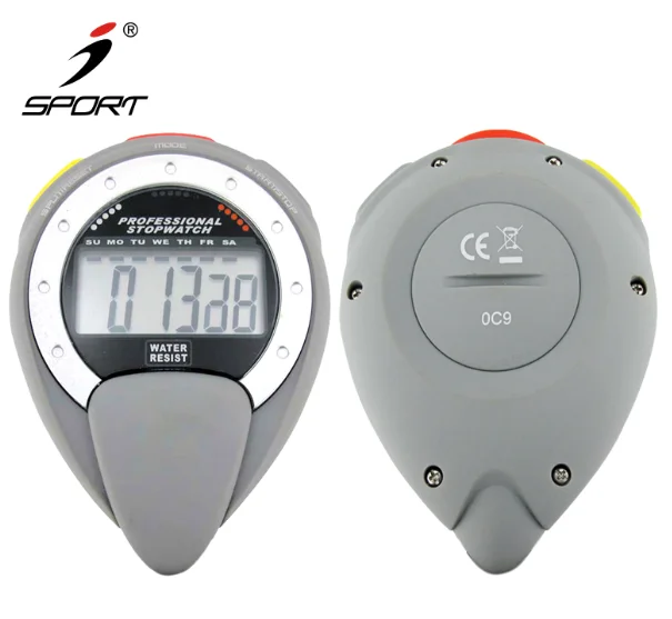 Simple Gym Hourly Chime Alarm Digital Stopwatch Timer With Lanyard