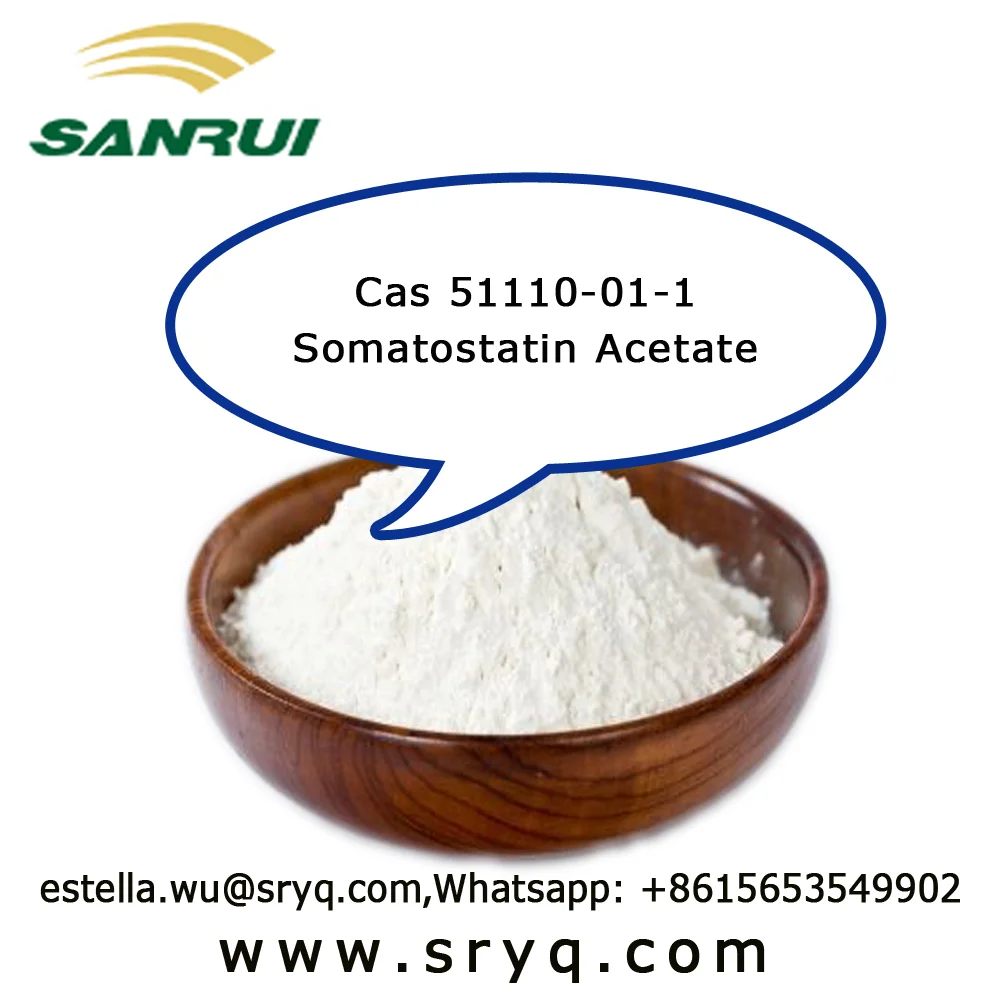 
Growth hormone Somatostatin Acetate, High purity Peptide cas 51110-01-1 Somatostatin Acetate 