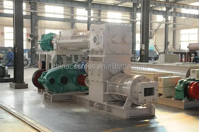 Factory price solid hollow clay vacuum extruder automatic terracotta wall panel making machines