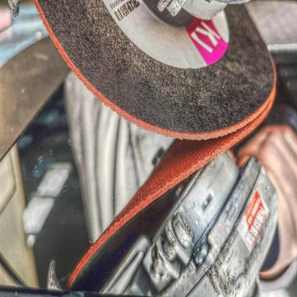 Super flexible grinding disc with en 12413 grinding wheel certification