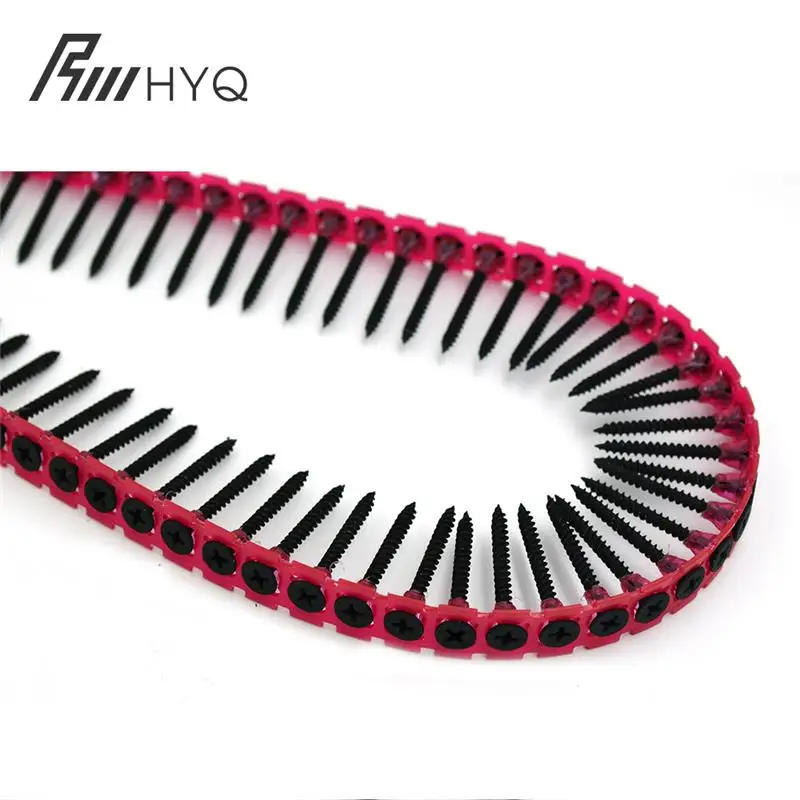 Мелкая нить, лучшее качество, низкая цена, черные фосфатные оцинкованные гипсокартонные винты для дерева, оптовая продажа