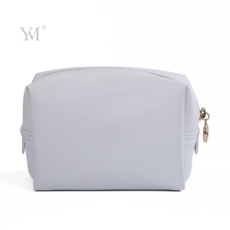 Travel Leather Organizer Luxury Waterproof Fashion Lady Eco-friendly Logo Woman Cosmetic Bag