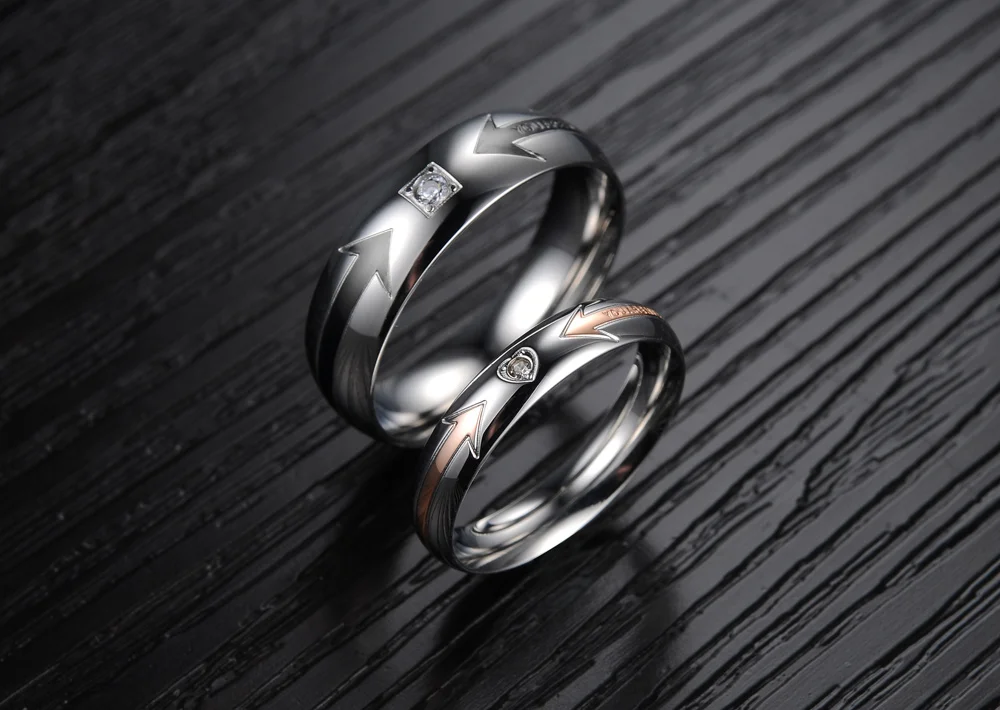 
Wholesale jewelry Manufacturer Custom Design Fashion Silver Jewelry Stainless Steel Ring 