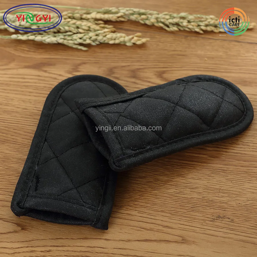 F629 Cotton Terry Pan Handle Sleeve Pot Holder Sets Non-Slip Heat Resistant Machine Washable Handle Cover Sleeve