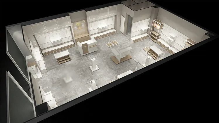Retail Store Interior and Exterior Layout Design Furniture Equipment