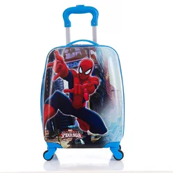 2019 New Style School Bag Cartoon Trolley Kids Travel Luggage