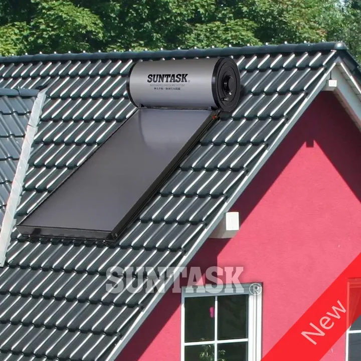 Flat panel solar hot water heater SUS316L inner tank