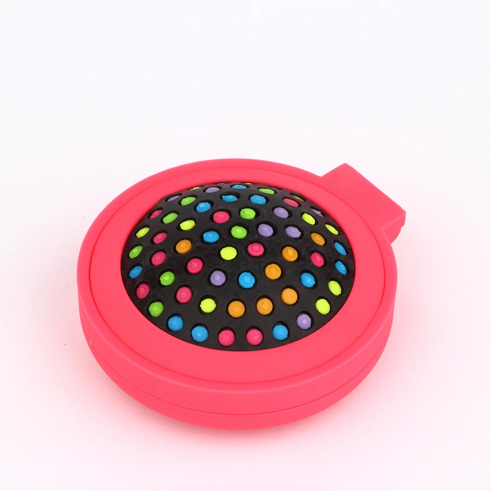 CANDY BRUSH cute folding hair brush with mirror mini pocket comb