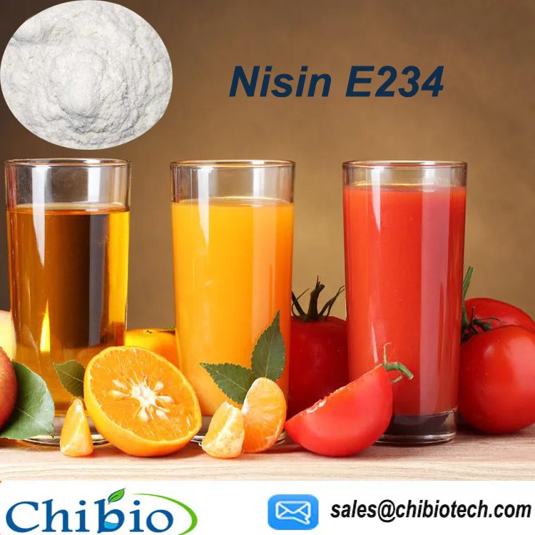 
Factory supply Natural Preservative Nisin e234 for Food/Beverage/Cosmetics 
