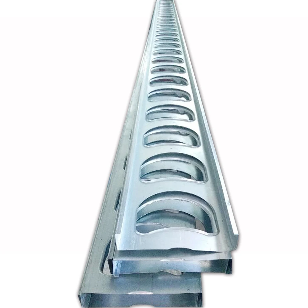 Australia structural walling system C channel metal stud with big holes and with reinforce rib
