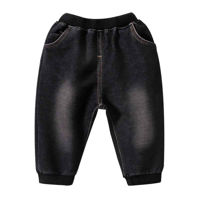 
Comfortable jeans baby black and blue colors pants wholesale baby casual pants 