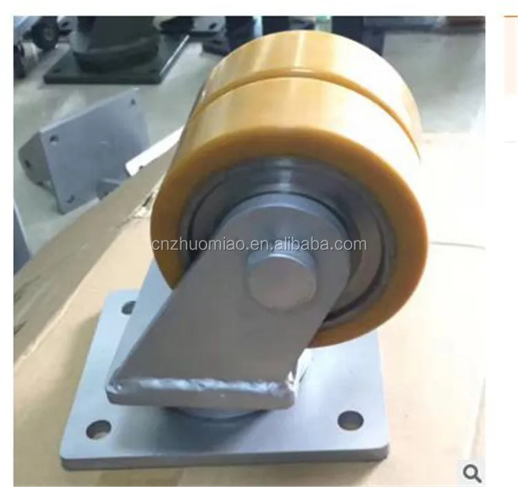 2 ton heavy duty caster wheels Trolley Wheel Top Plate Industrial Cast Iron 1 2 3 4 ton heavy duty pu caster wheel