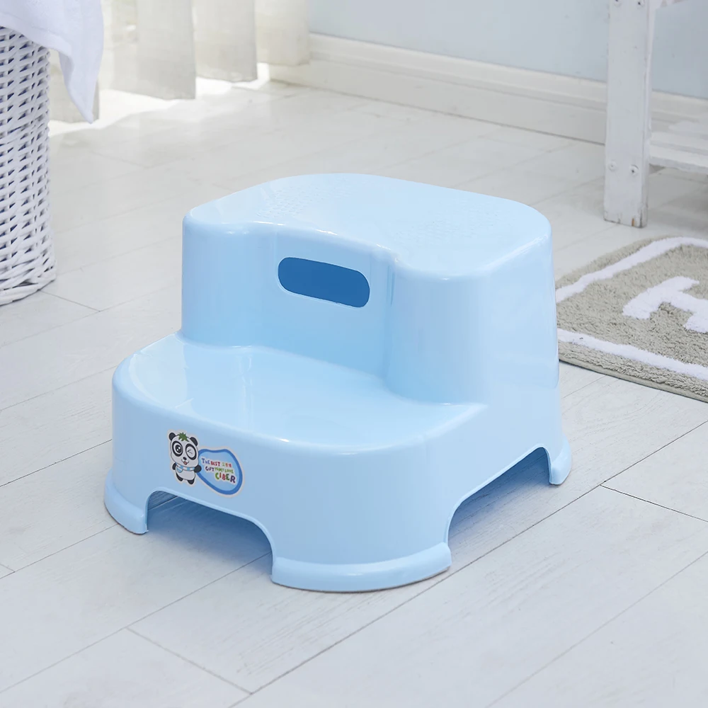 
Toddler children small bathroom bath plastic step ladder stool for kids 