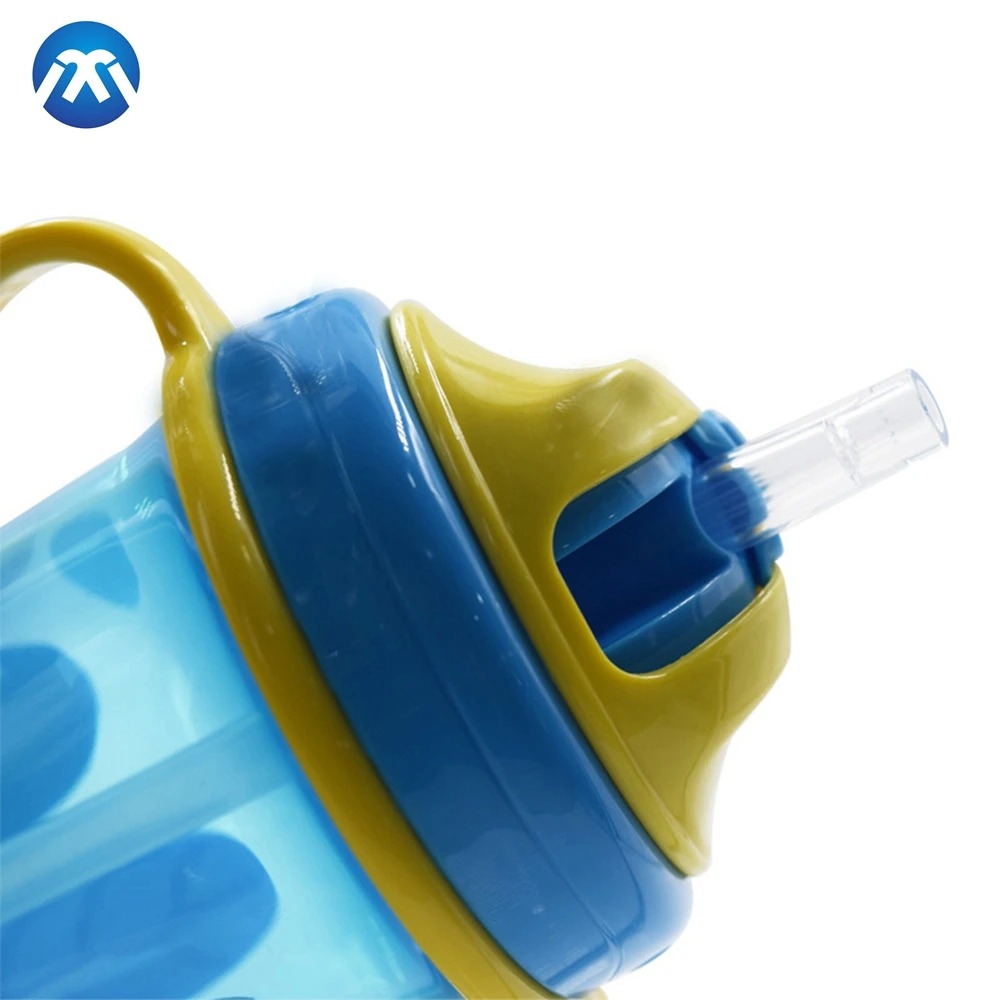 210ml/300ml Wholesale BPA Free  baby feeding  bottle children training straw cup baby sippy cup