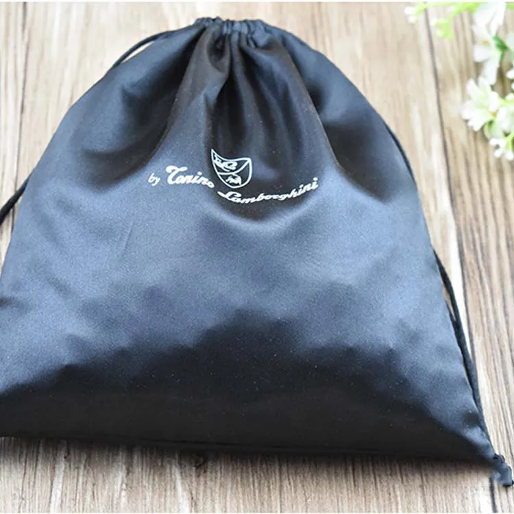 New Products Low Price Promotional Printing Wholesale Satin Shoe Bag