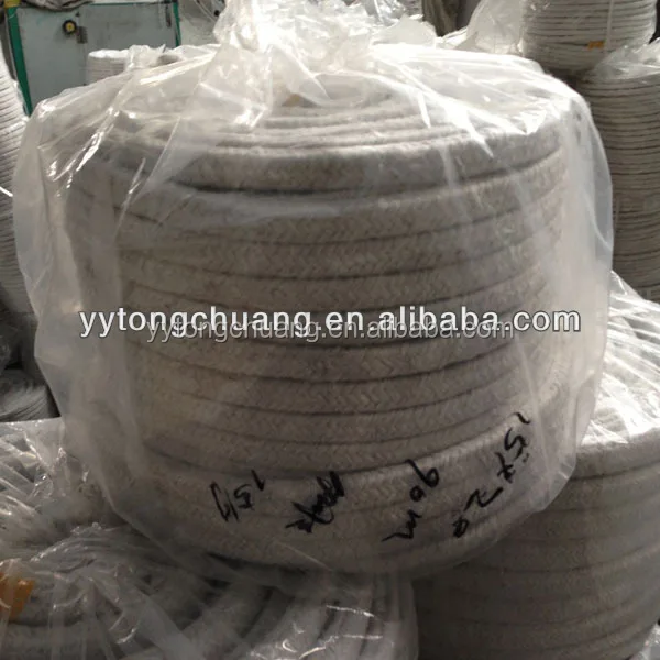 
Tongchuang manufacturer square braided ceramic fiber rope for thermal insulation 