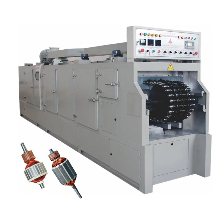 SZD-376/63.5  Model motor Stator Automatic horizontal varnishing Trickling painting Machine Equipment