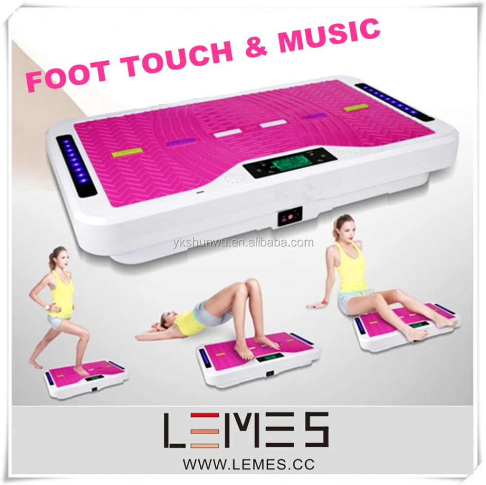 Lemes-s011 home use preparation super fit massage slim vibration vibrating plate