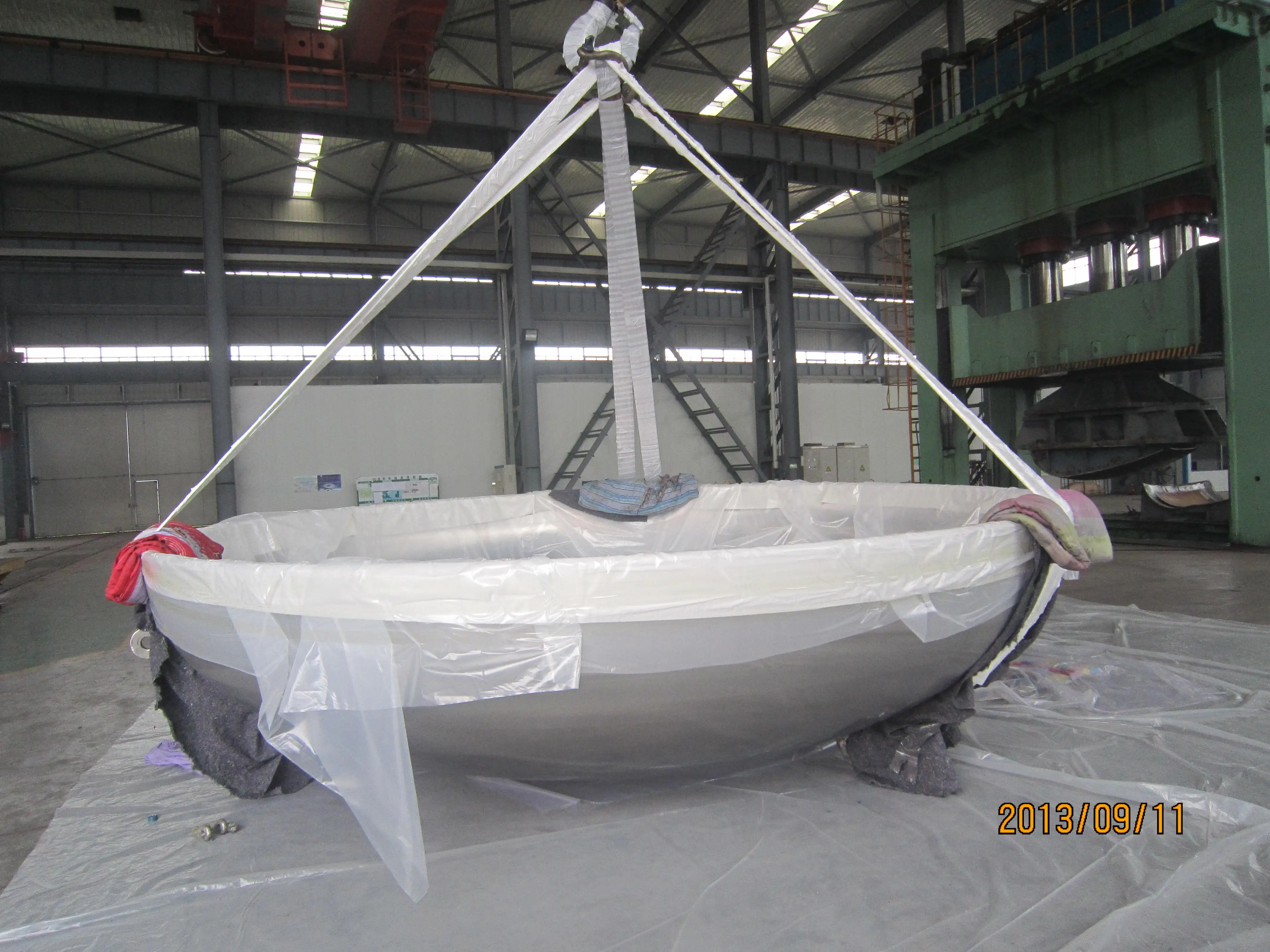 Compound Material Large Diameter Carbon Steel Dished Heads elliptical head used for nuclear power