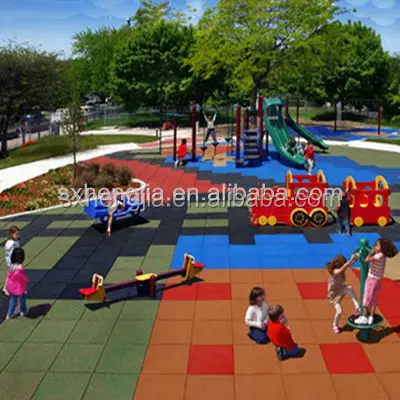 Customized Outdoor Playground Rubber Mat
