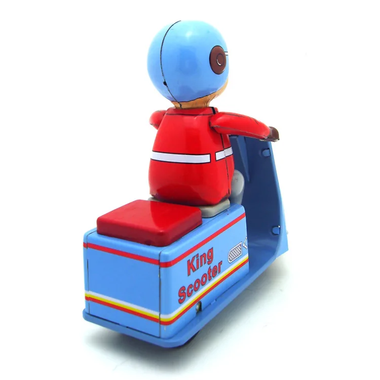 Wind Up Tin Toys Scooter Model Decoration Bar Pub