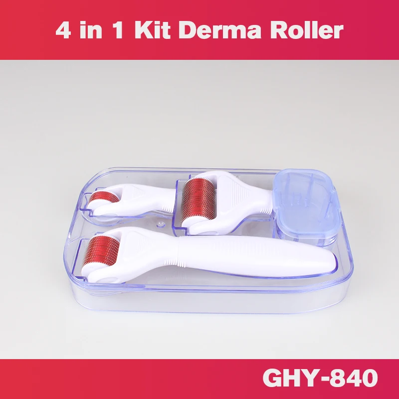 Acne Scarring High Quality titanium derma roller 4 in 1 dermaroller 1.5mm