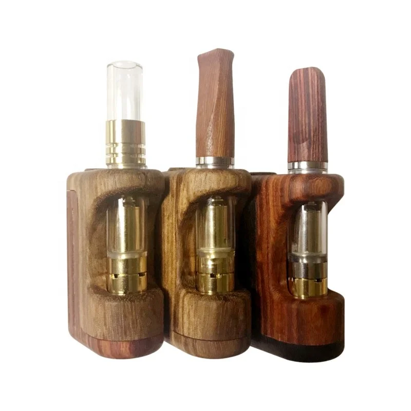 
New Products 2019 cbd oil vaporizer mini wooden box mod for Europe market cbd wood mod 