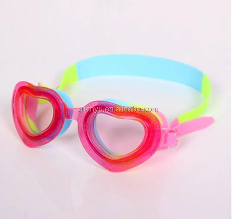 Hear shaped swimming goggles for kids aqua sphere
