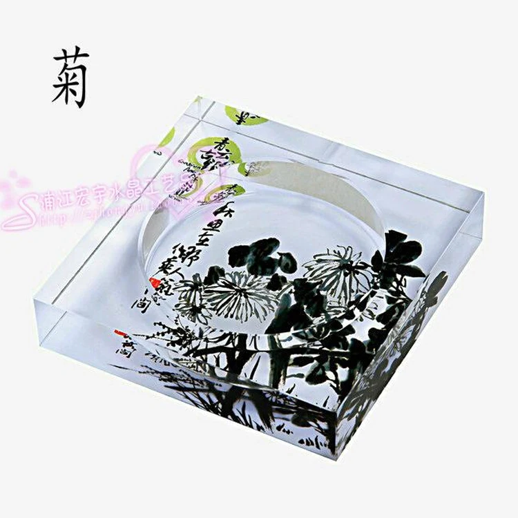 Classical luxury handy crystal ashtray wholesale