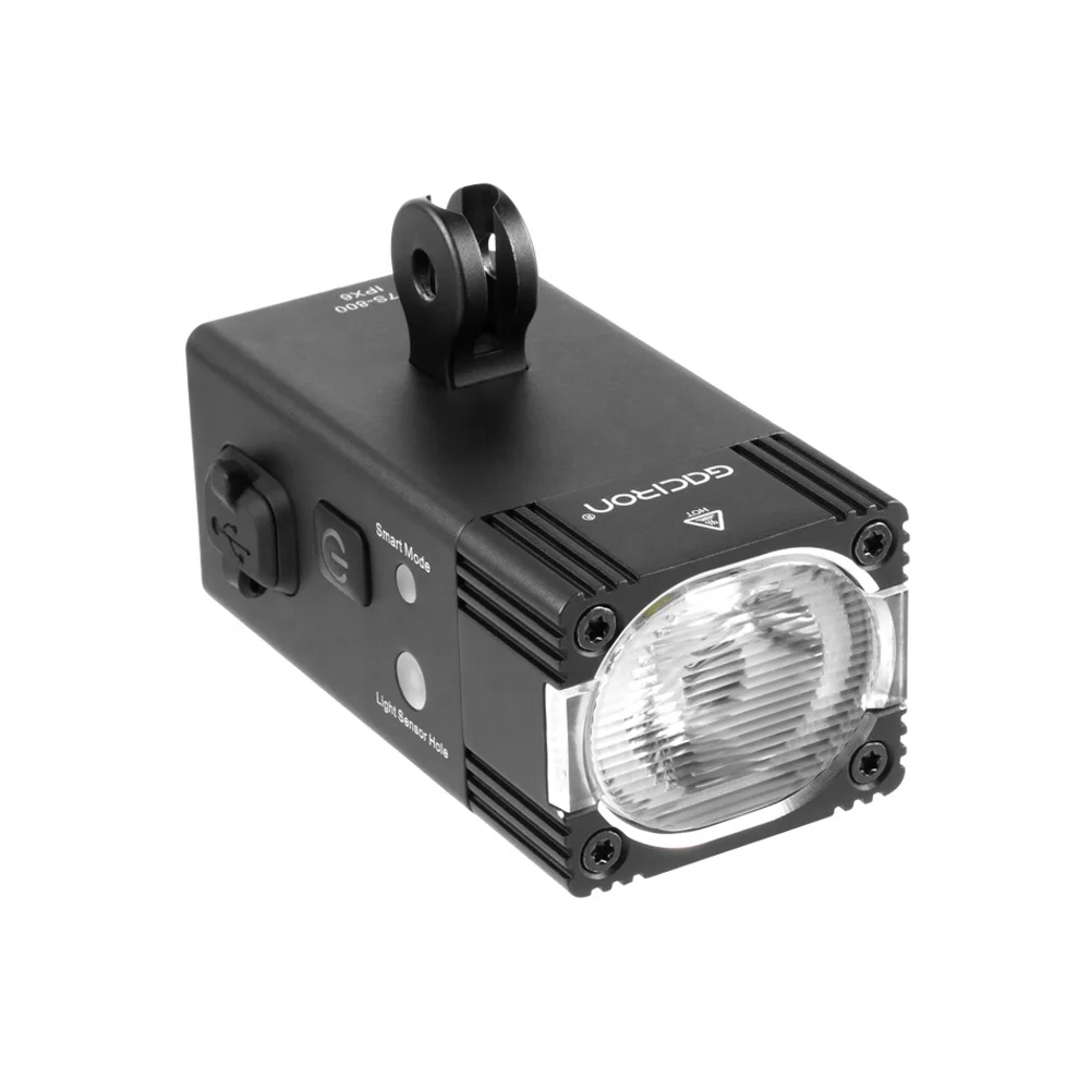 Wholesale Gaciron 6063 Aluminum Alloy  V7S 500 Lumen Cycle Smart Rechargeable Road Bicycle Light Cree LED Mountain Bike Lights