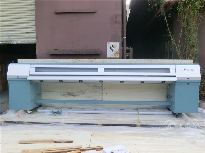 Good sell 4 heads SPT508GS Challenger Solvent digital printer 10 feet FY-3286T