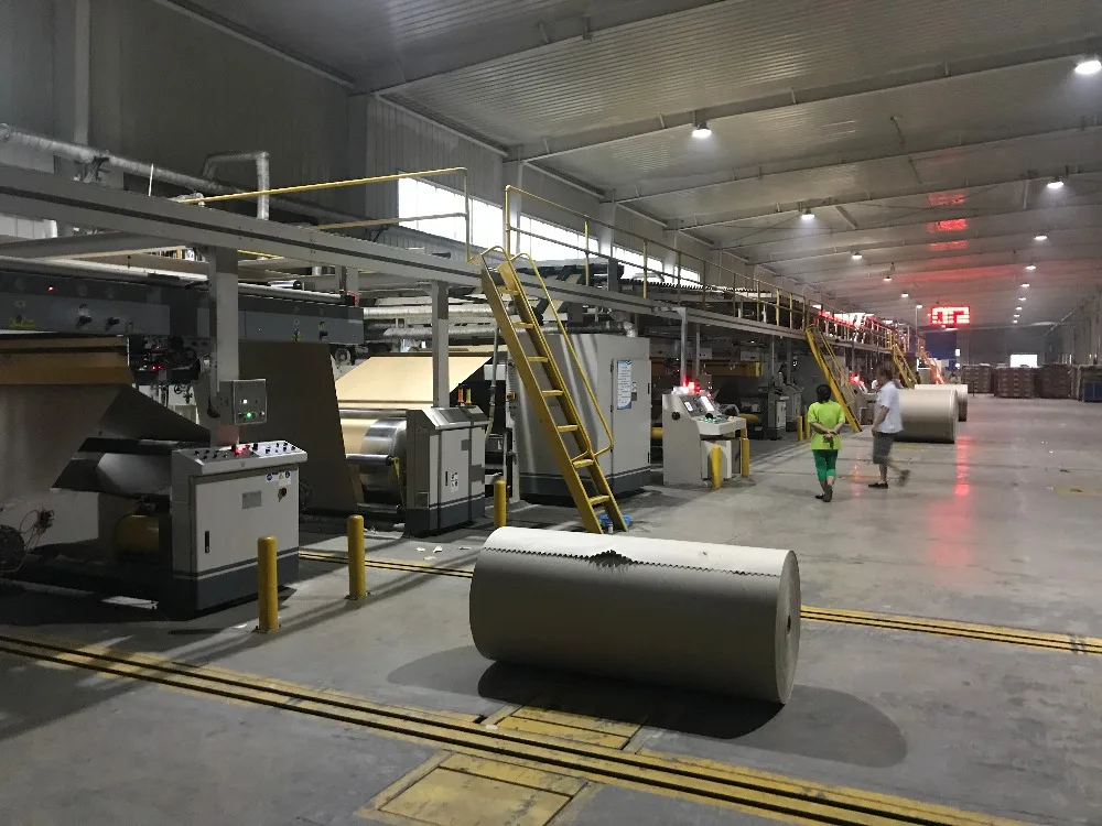 HRB corrugated cardboard production line with A B C D E flute 3 5 7 layer