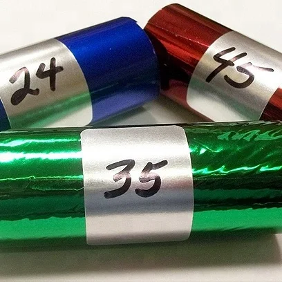 Factory Price Colourful  Holographic Laser Metal hot stamping foil for Fishing Lures bait lure