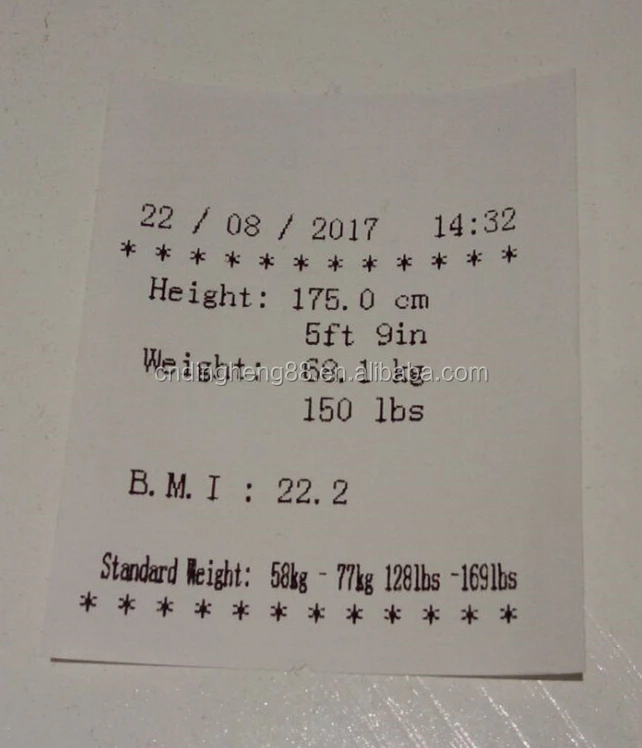 Height weight scale and body fat machine Ultrasonic BMI Body Height Measure Weight Fat Scale