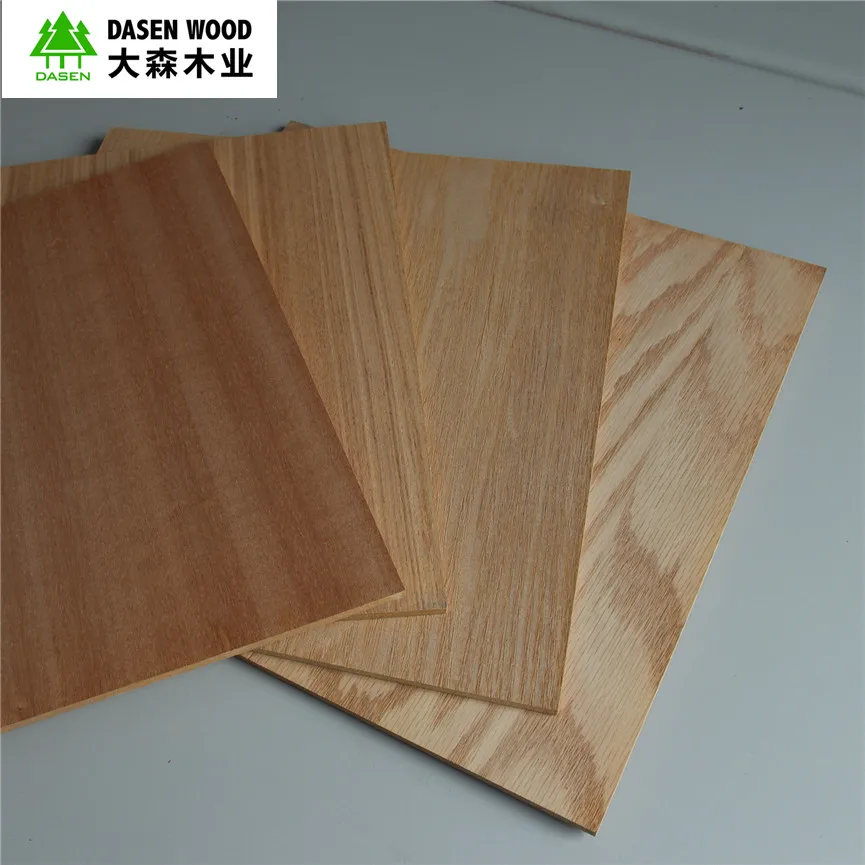 
17mm natural red oak veneer MDF,laminated MDF board,mdf kitchen panel china suppliers 