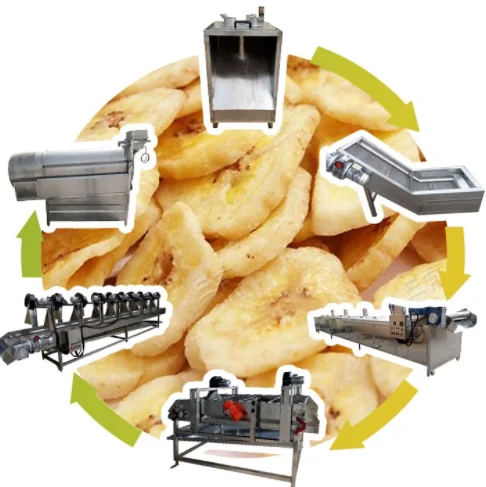 
Full Automatic Plantain Chips making machine plantain banana chip production line frying line 