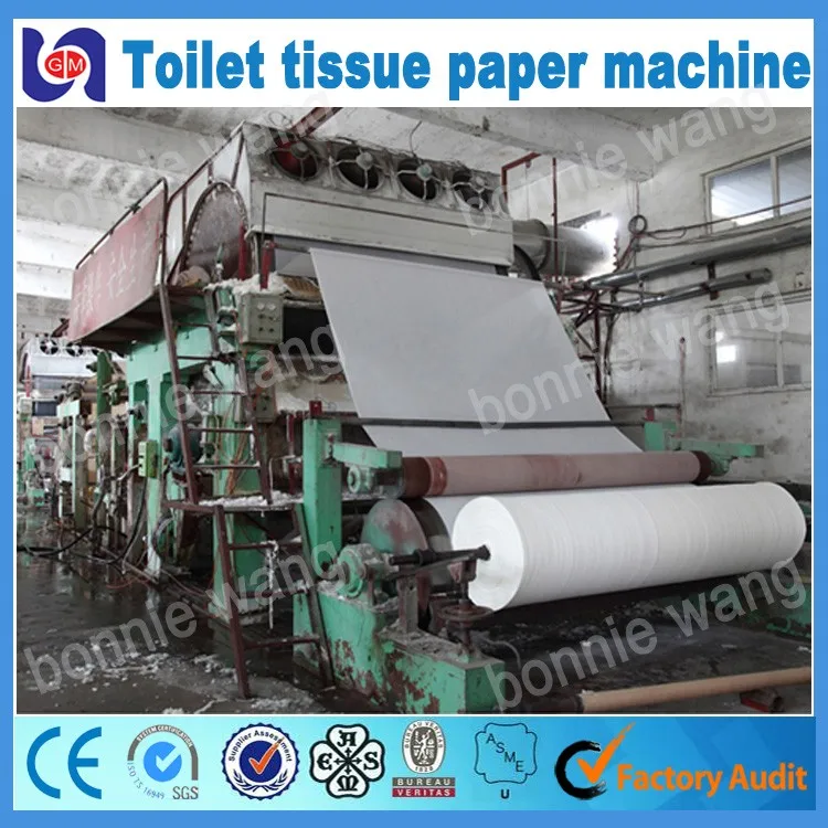 787 мм туалетной бумаги jumbo ролл машина с машина по переработке макулатуры