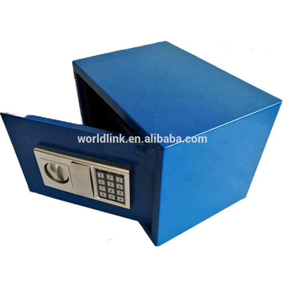 Convenient Quality Electronic Digital Safe Box Steel PU Material for Household Jewelry Perfume Gifts Matte Finish Carton Packing