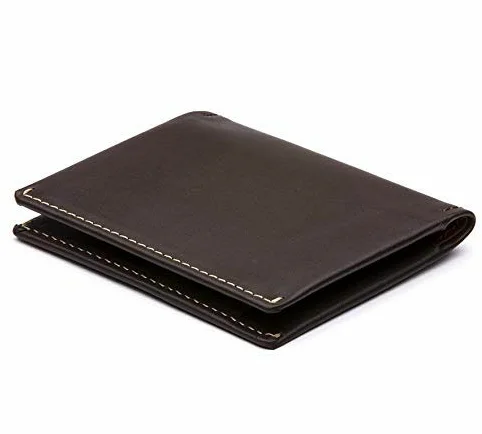 Best selling Men Wallet Genuine Leather wallet Slim Sleeve, slim leather wallet (Max. 12 cards and bills)