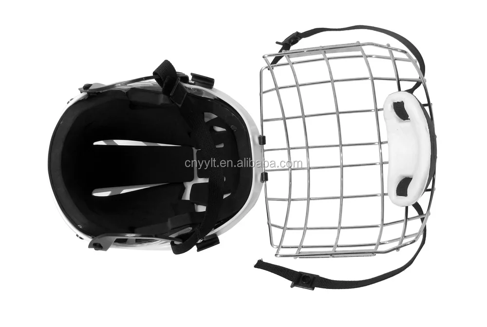 plastic customized logo baseball helmet with facemask helmet