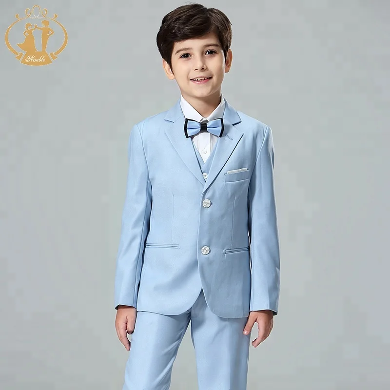 NEW ARRIVAL! 2020 Fashion Nimble Spring And Summer Formal  3 Pcs Kids Suit For Boys Wedding Suit