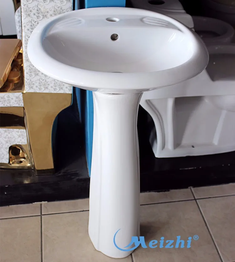 Bathroom sanitary floor standing wash basin