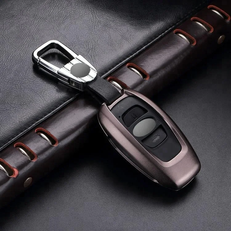 
Red Metal Alloy for Smart Remote key For 2018 BRZ WRX STI Legacy Outback XV Crosstrek 