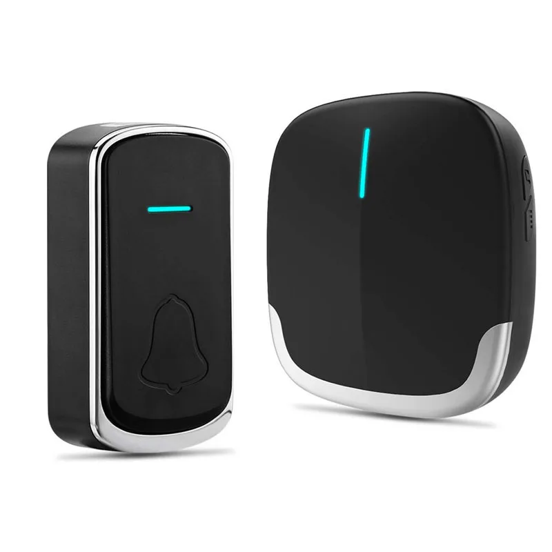 
цифровой аккумулятор 3,2 v-5,5 v DingDong Song двойной удобный эклектический контроль громкости беспроводной дверной Звонок 