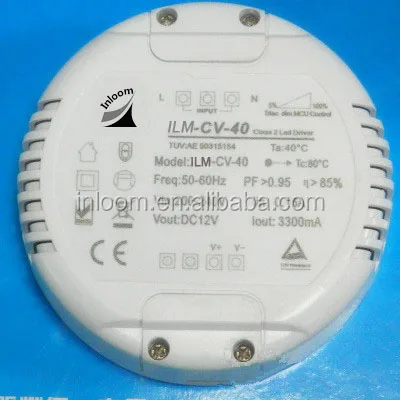 Круглый светодиодный драйвер с регулируемой яркостью Dali 1-50