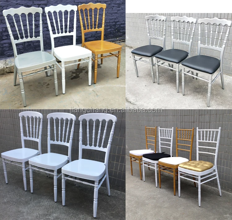 Stackable Aluminum Wedding Tiffany Chair For Rental JC-A02